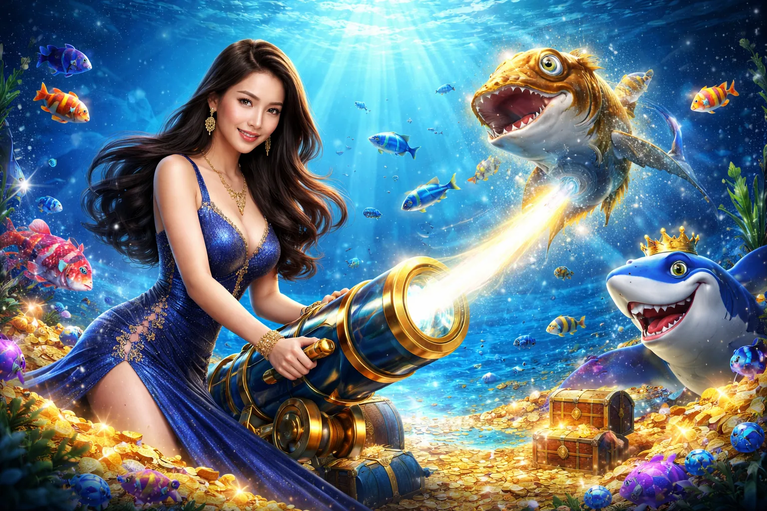 Hình ảnh người chơi vui vẻ với game Nổ Hũ mk88